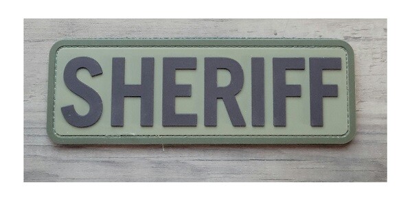 Morale Patch Milspec Monkey MSM SHERIFF in MULTICAM Tan Pattern - 6 " x 2 " PVC