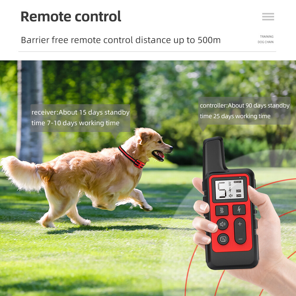 2700 FT Remote Dog Shock Training Collar Rechargeable Waterproof LCD Pet Trainer