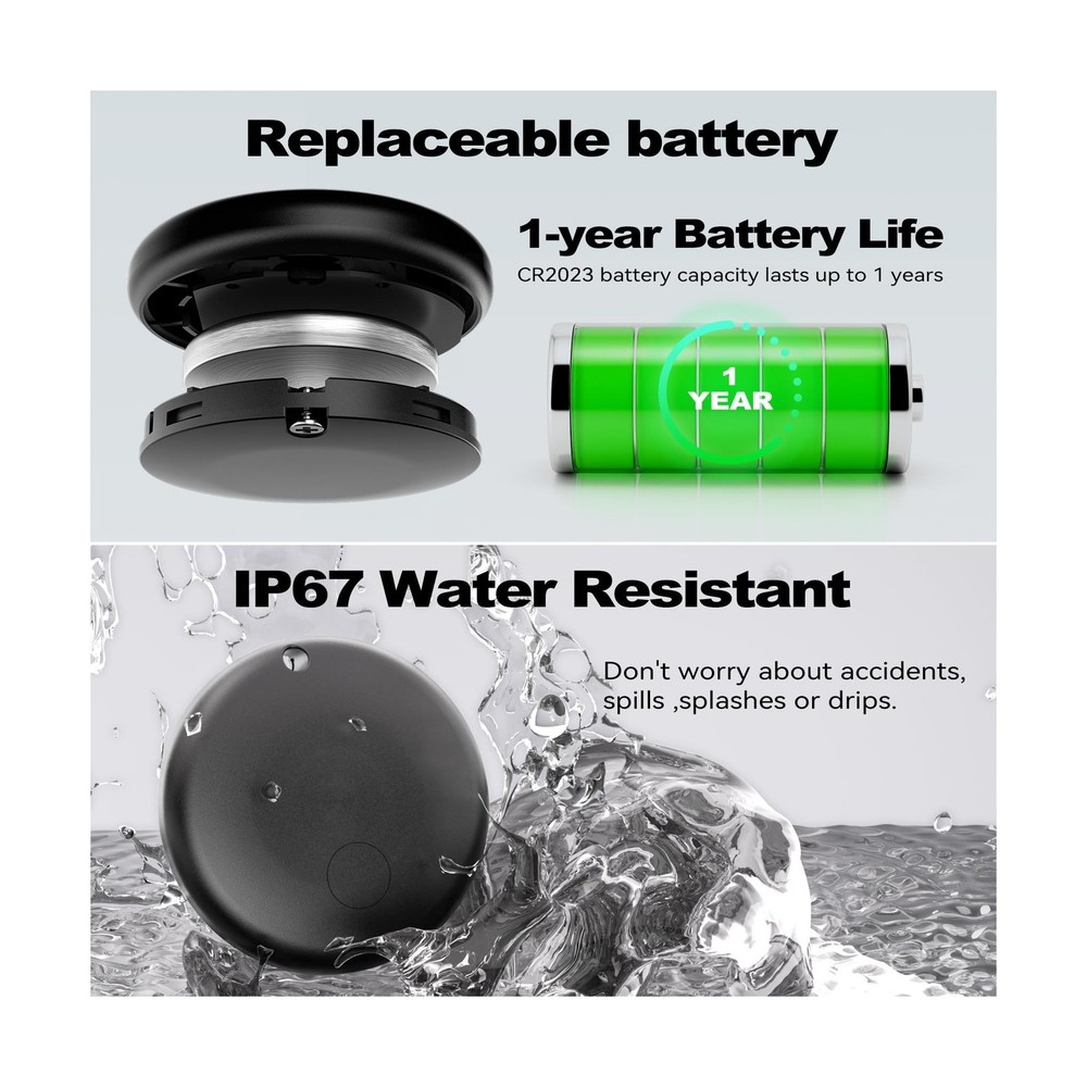 Air Smart Tags-2 Pack for Android, Google Android Tag Tracker Work ... Fast Ship