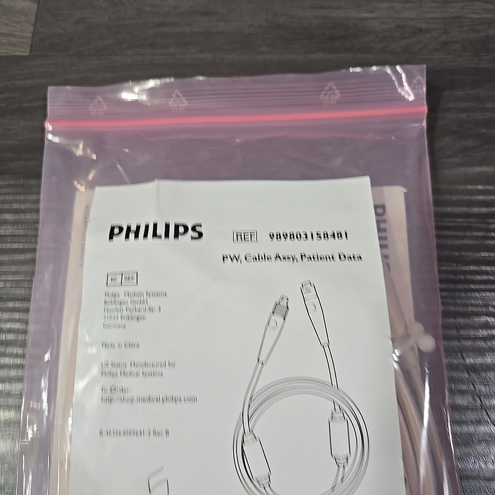 Philips 989803158481 PageWriter TC70 Class A USB Patient Data Cable Assembly