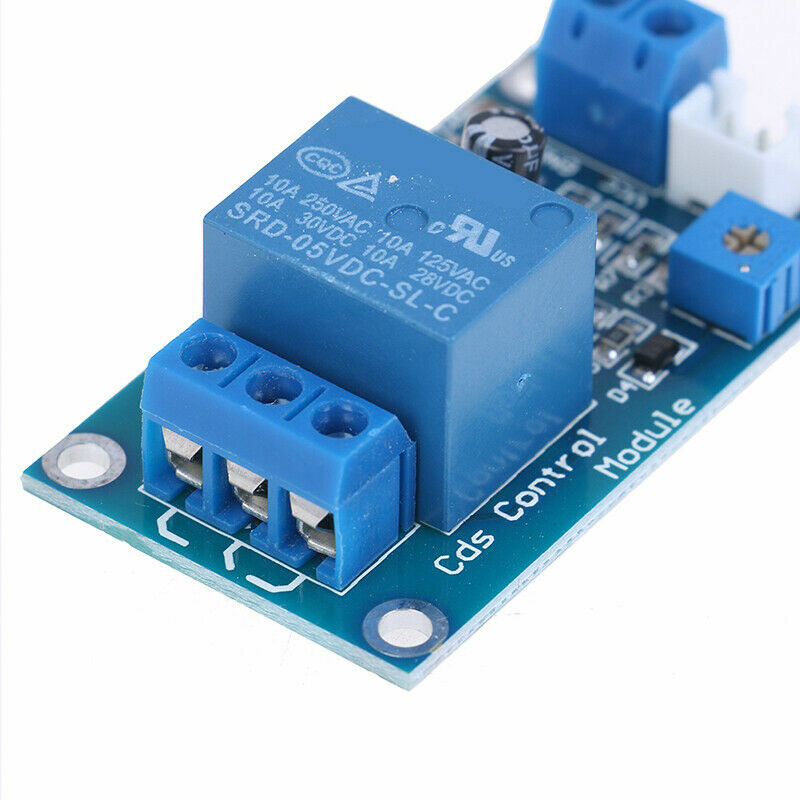 DC12V Adjustable Photoresistor Light Control Relay Switch Time Delay Module