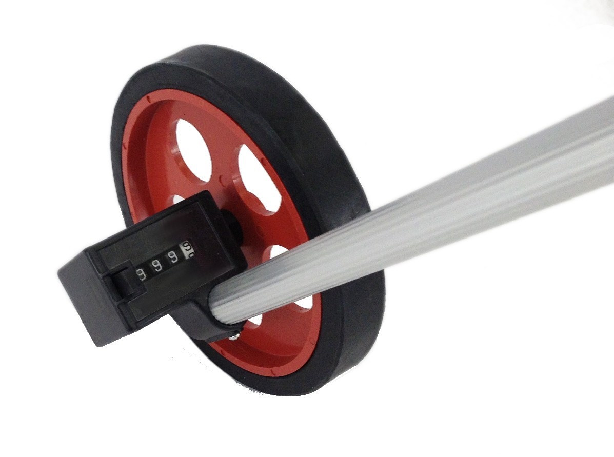 Telescopic Walking Wheel Tape Measure Measuring Wheel Adjustable 1,000' Feet