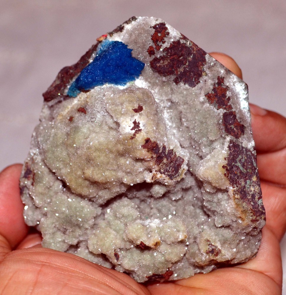 Cavansite Crystal On Micro Stilbite BaseI-25