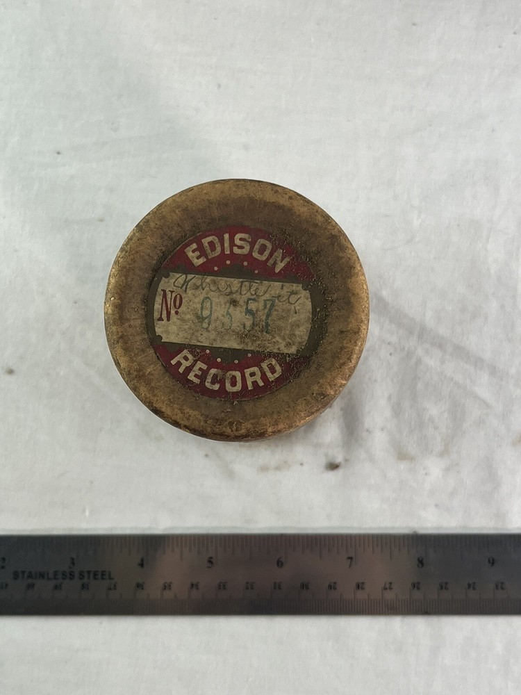 OG Edison Record/Sleeve W/cap As-is, Record Untested- Various Titles Unmatched