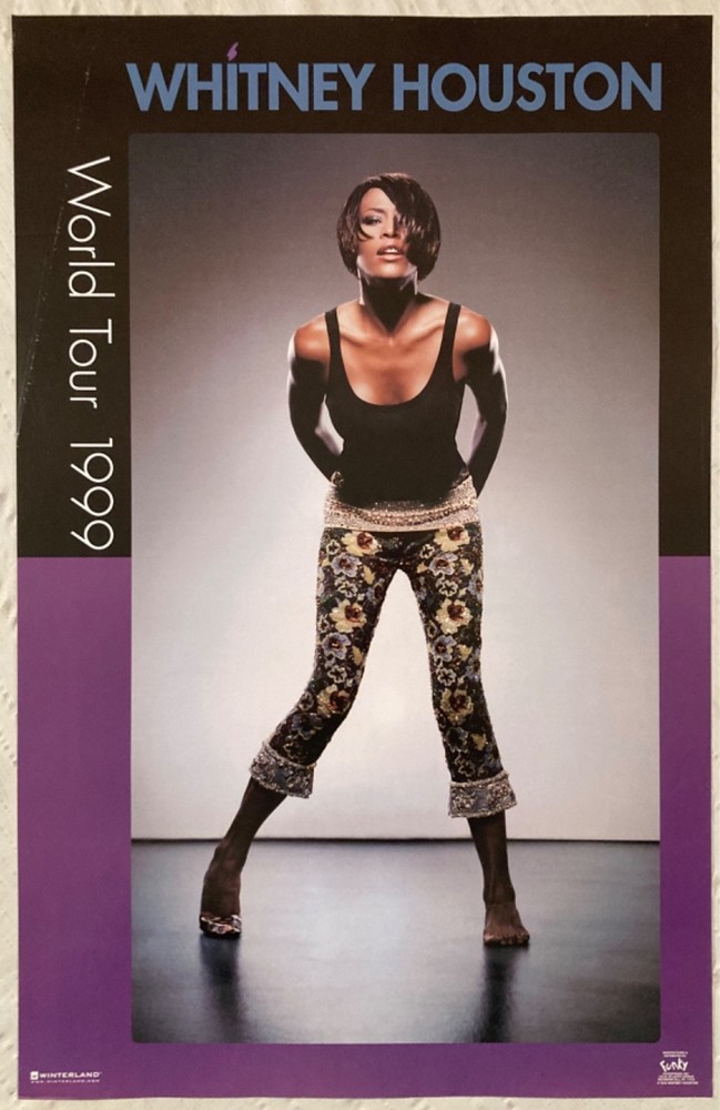 Whitney Houston 1999 Poster Funky P
