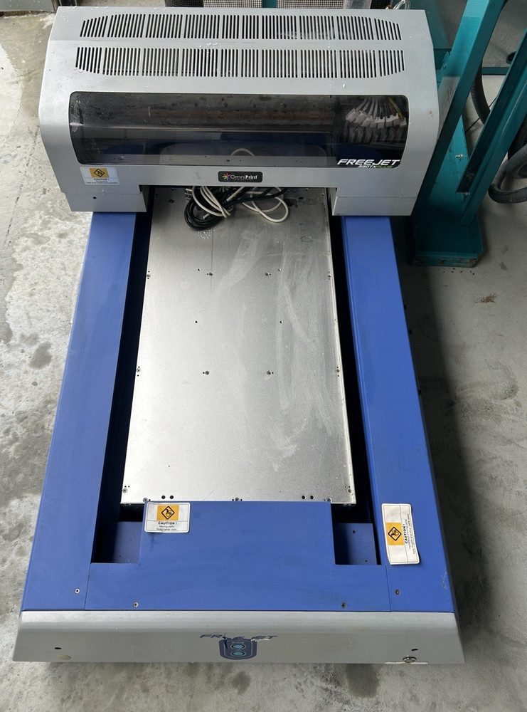 OmniPrint FreeJet 330TX Plus DTG Printer – Worked When Removed – Needs Cleaning