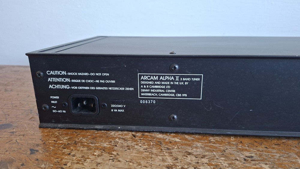 Arcam Alpha II 3 Band Tuner Separate