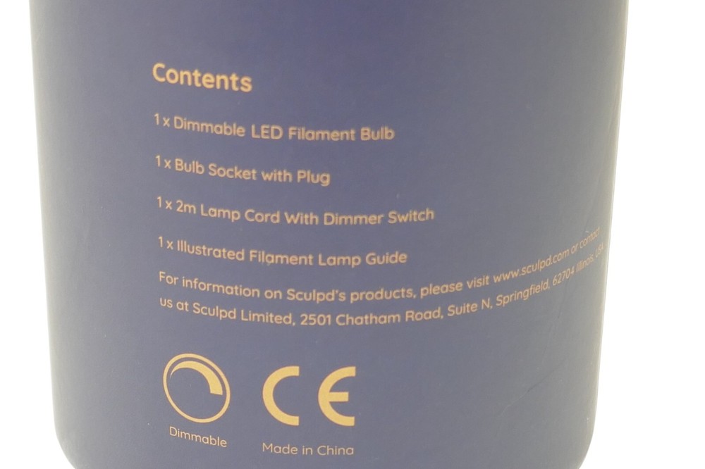 Sculpd Filament Bulb & Fitting Kit