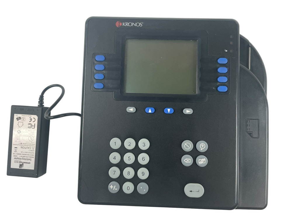 KRONOS  4500  System 8602800-501 Digital Time Clock switching