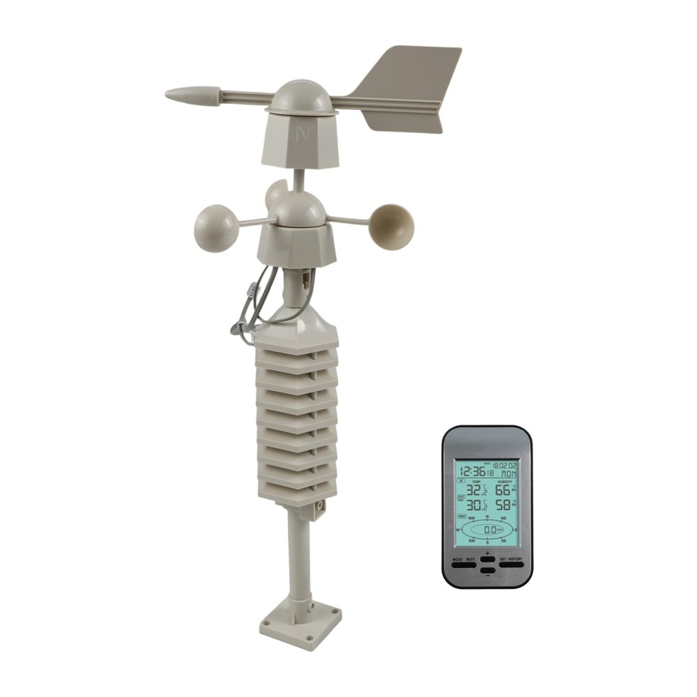Portable Weather Meter with Wireless Anemometer Comprehensive Weather Reporting