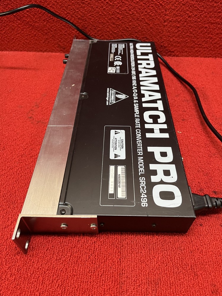 Used Behringer Ultramatch Pro SRC2496 AD/DA Sample Rate Converter Good Condition