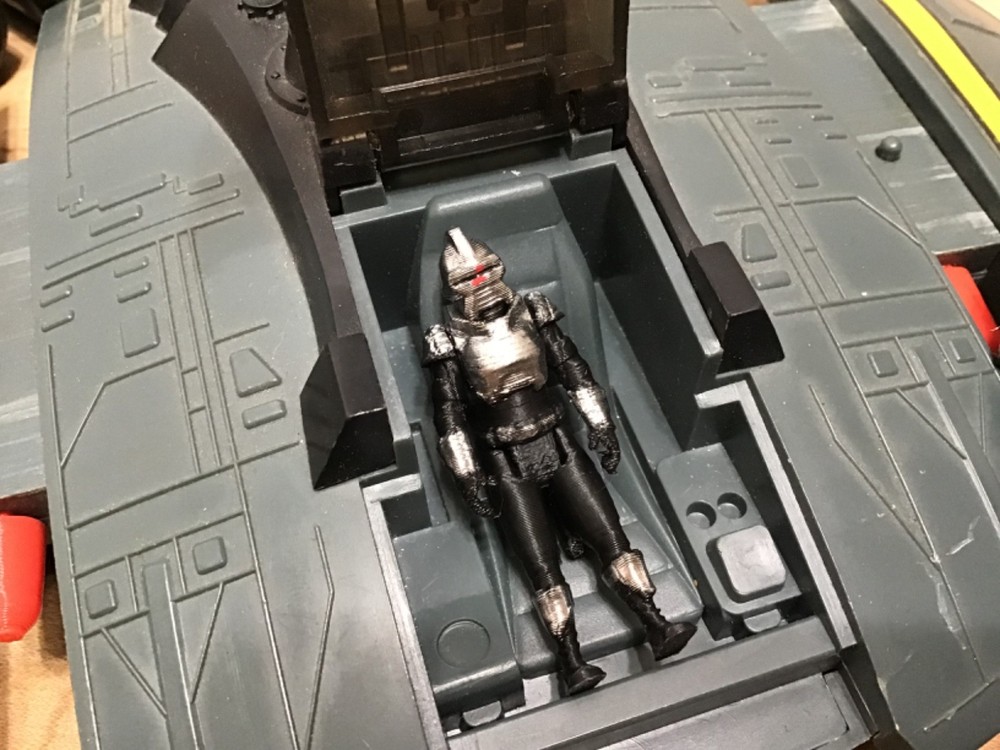 Battlestar Galactica Cylon Raider Pilot Action Figure