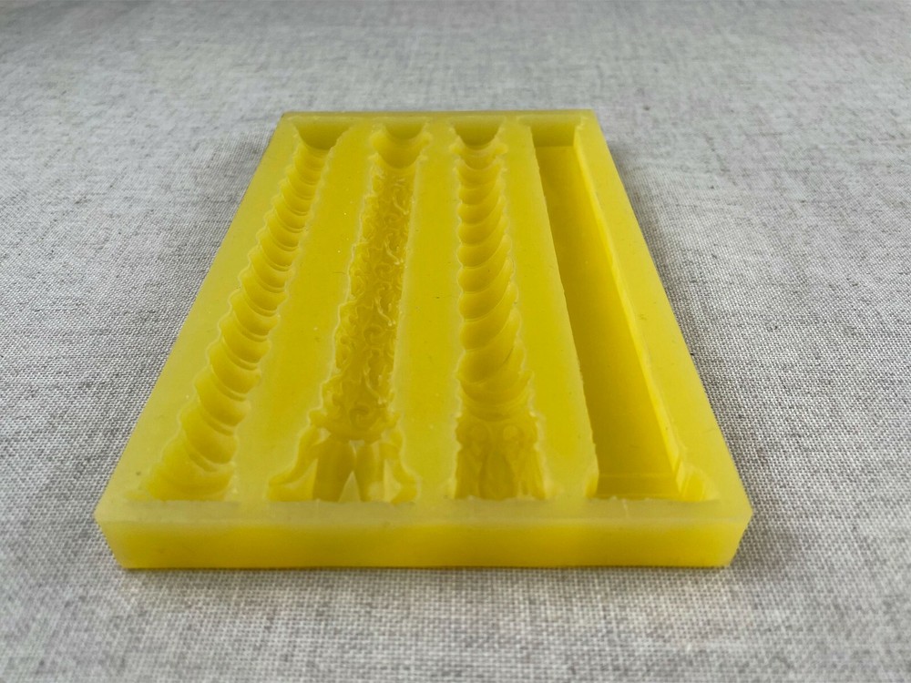Silicone mold Half Column Miniature architectural column 1/12 scale Accessories