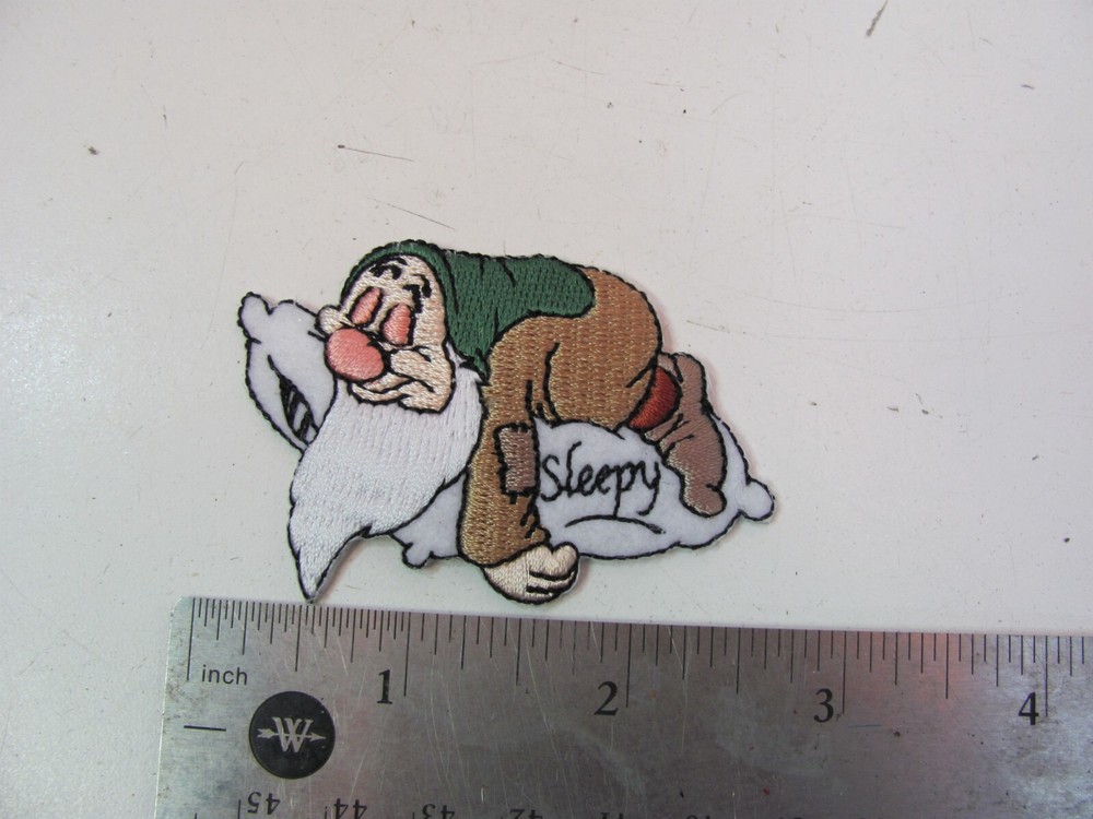 Seven Dwarfs Sleepy Patch 2 3/4 inches wide