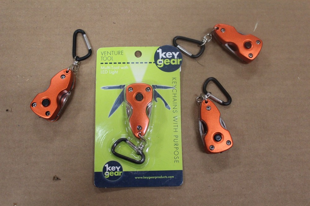 4 Venture Tool Key Gear MULTI TOOL WITH LED LIGHT #BINC16