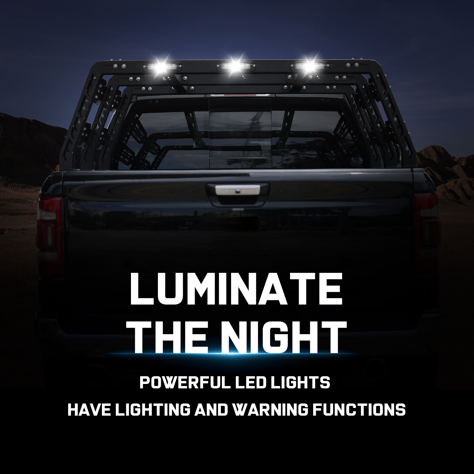 FOR Ford/Dodge Ram/Tundra/Silverado(6.5FT)/Nissan Titan Full Size Truck Bed Rack