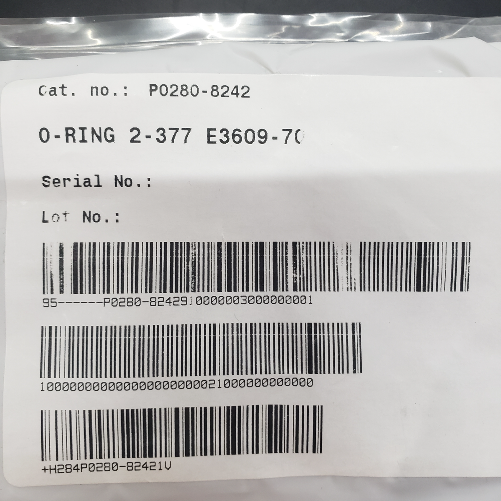 Eppendorf 2-377 E3609-70 O-Rings (5 Pack)