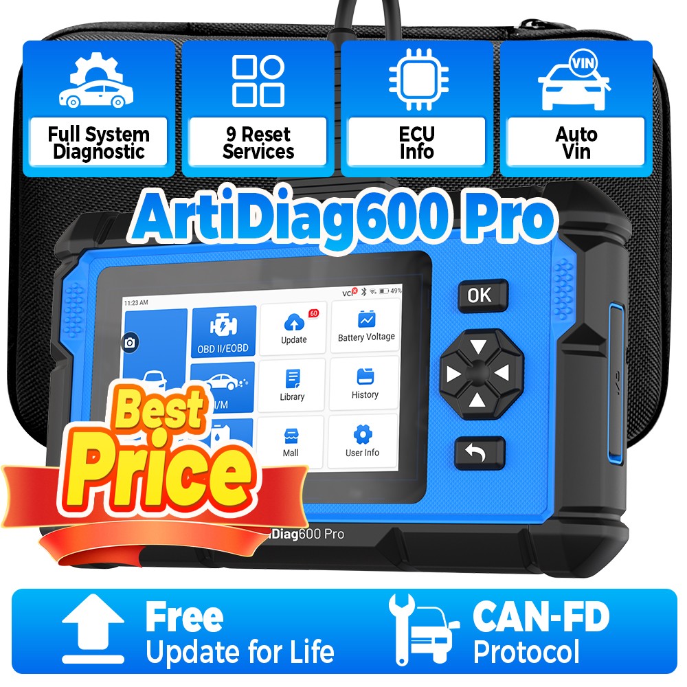 2026 TOPDON AD600 PRO All System Scanner Engine ABS SAS TPMS EPB Diagnostic Tool
