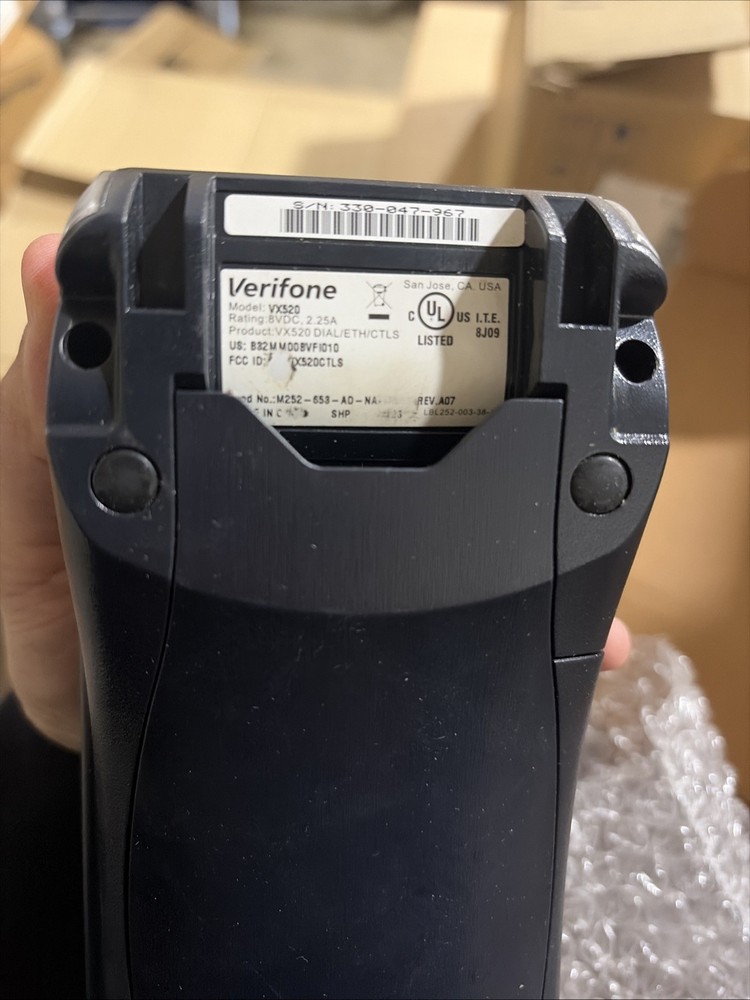 Verifone VX520 Credit Card Machine Terminal Reader CHASE