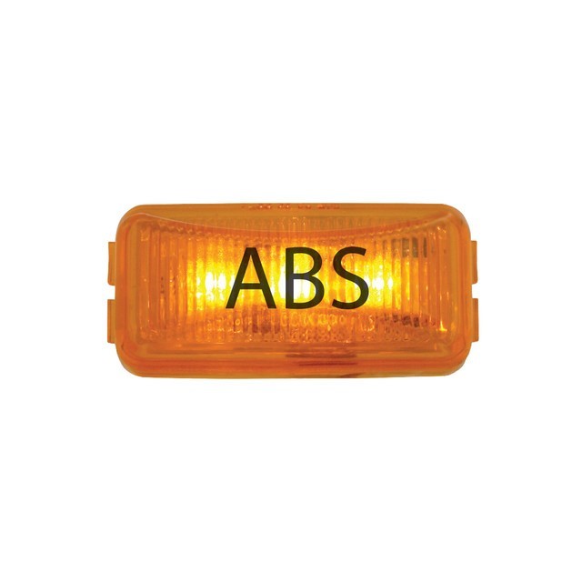 87641 Amber ABS LED Light with "ABS" Logo