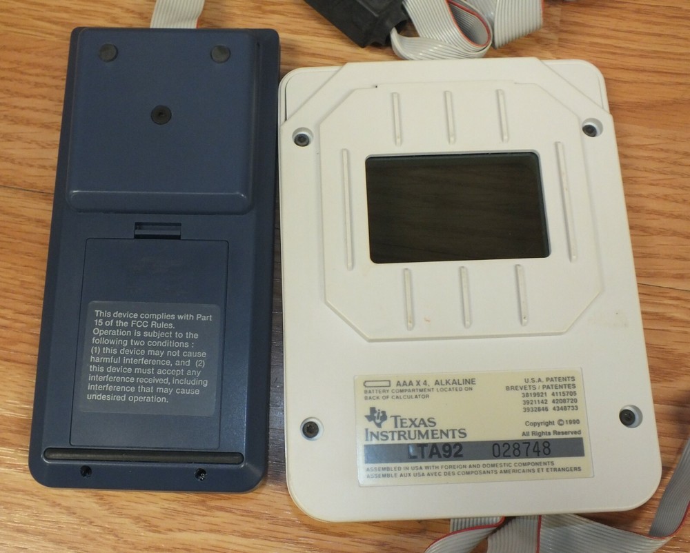 Texas Instruments TI-81 Calculator, ViewScreen & Polaroid T691 Projector Adapter