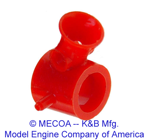 COX ENGINE .09 Medallion Carb Carburetor mount original Red nylon