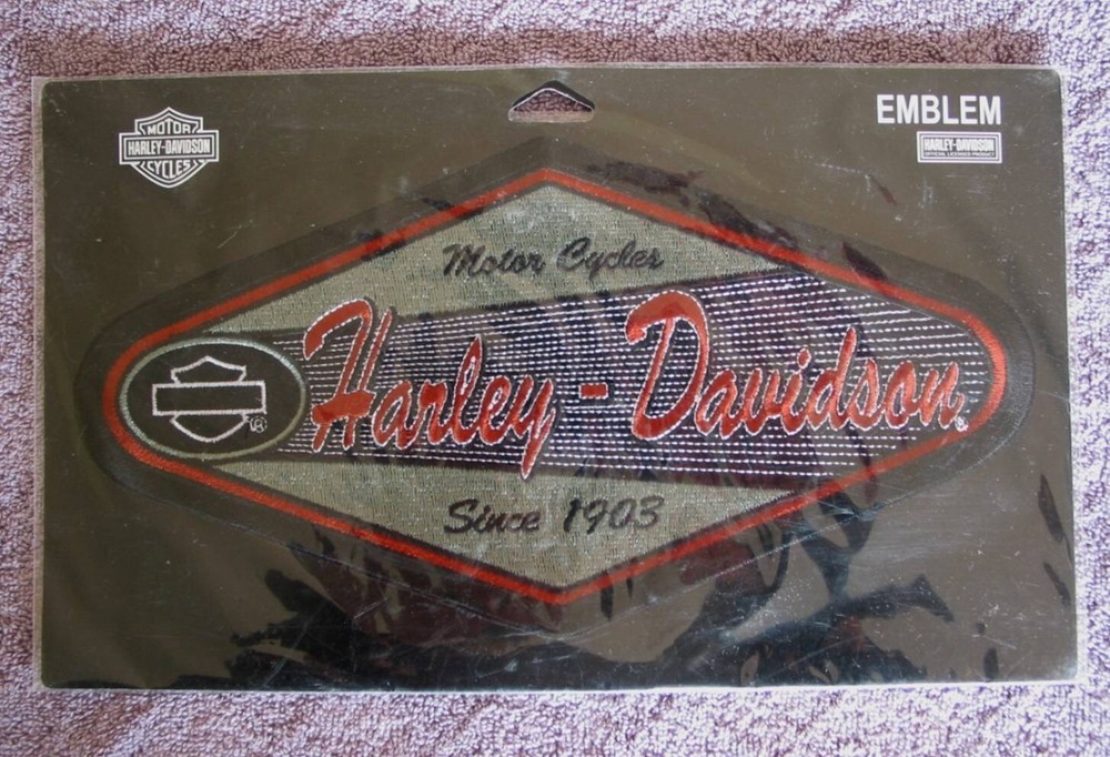 Harley Davidson Rare Vintage Patch / Emblem Set