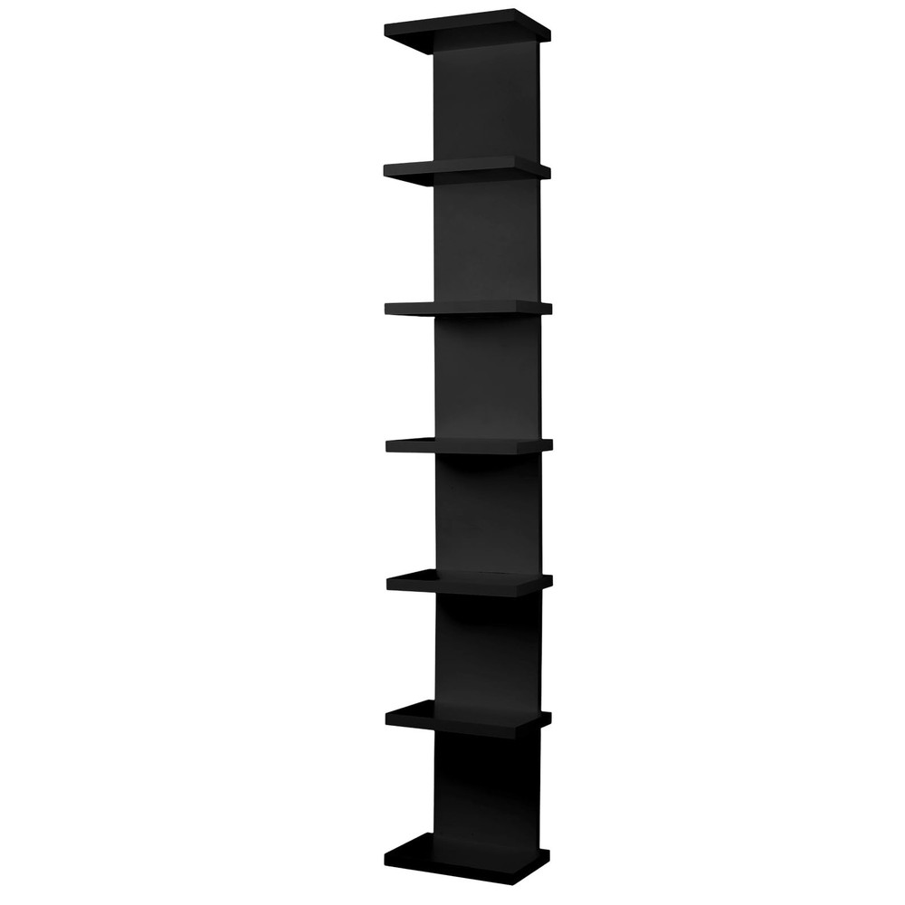 7 Tier Wall Shelf Unit - Lack Floating Shelf, Compact Display Floating Shelf,...