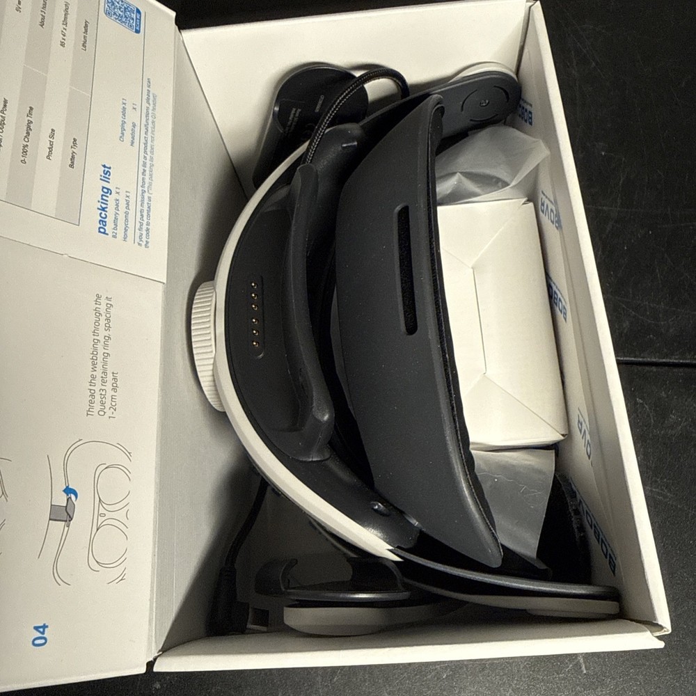 BOBOVR M3 Pro Head Strap Battery Combo Compatible with Meta Quest 3 Strap READ