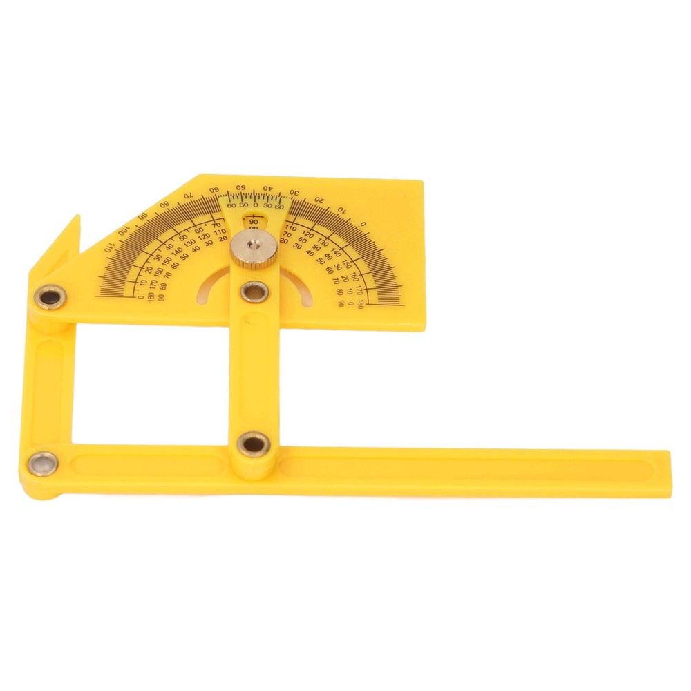 0-180 Degree Plastic Protractor Angle Finder Woodworking Measuring Tool