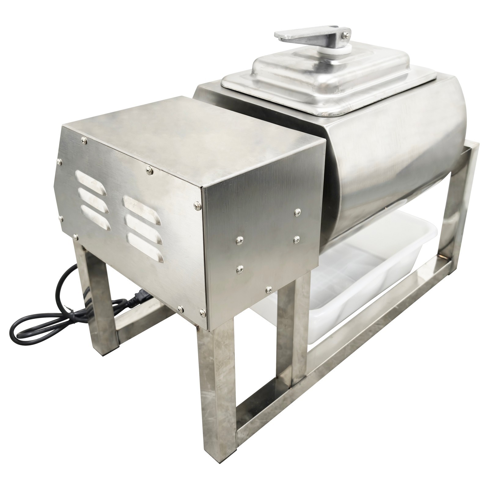 Used 15L MeatVegetable Tumbler Marinator Rotatable Commercial Marinating Machine