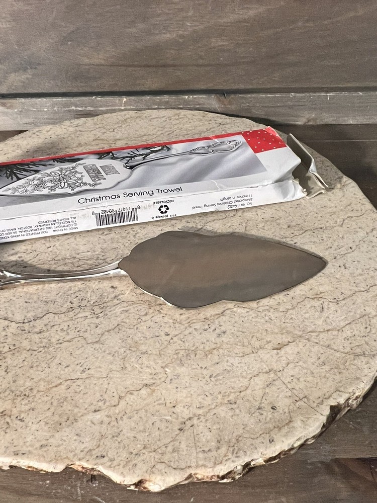 International Silver Co Christmas Silver Plate Serving Trowel 12" x 3"