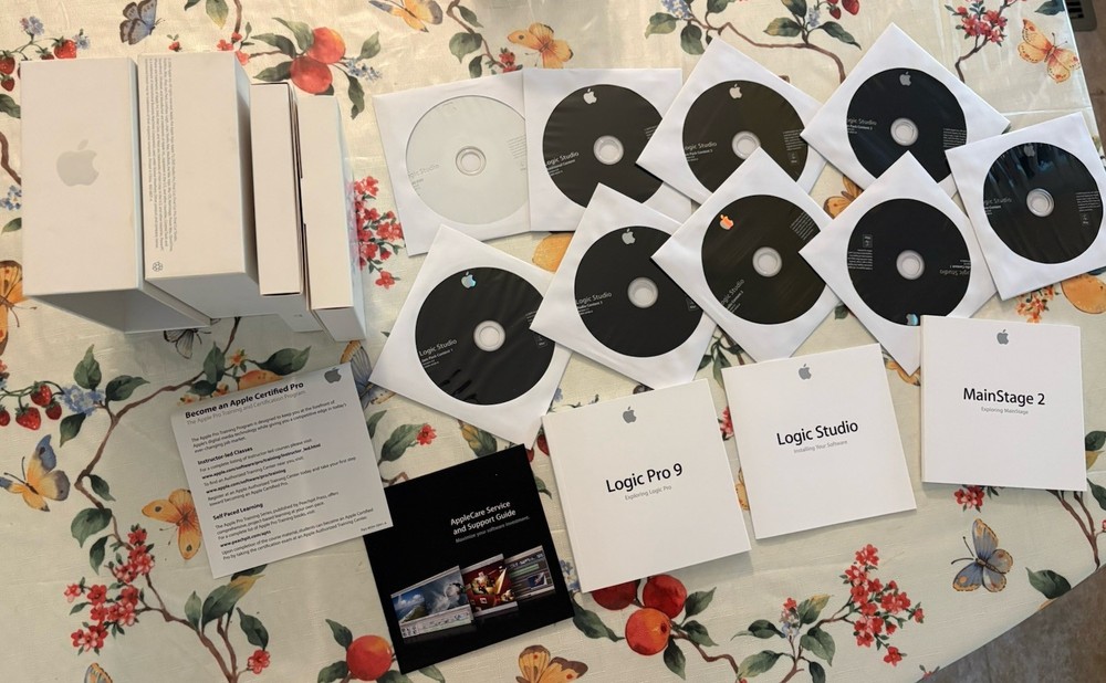 2009 Apple Logic Studio 9 Academic DVD 9 Discs…Includes Serial Key