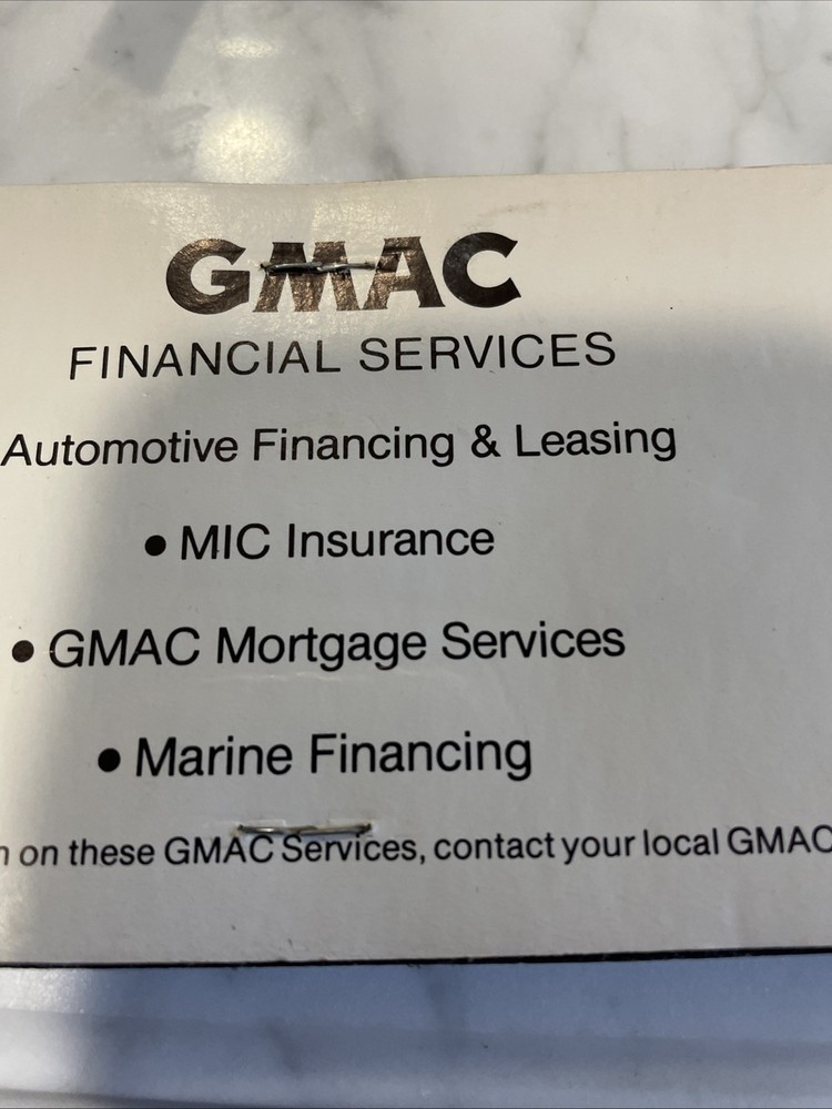 Vintage New GMAC Key Ring NIB