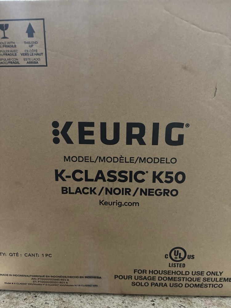 Keurig K-Classic Coffee Maker Programmable Single Serve K-Cup Pod 3 Brew Sizes