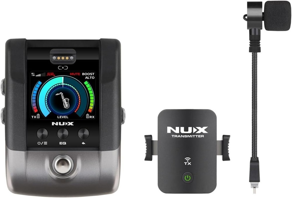 NUX B-6 Pro Wireless Microphone System for Saxophone/Brass/Wind Instruments