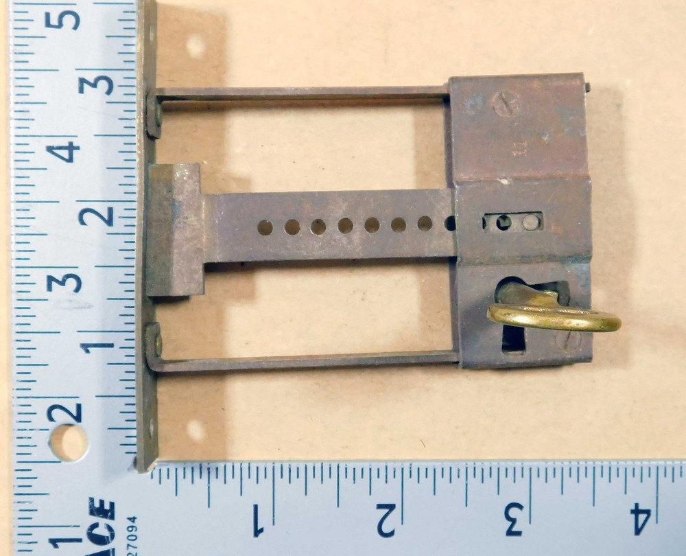 Unique adjustable selvage antique cabinet locks with key