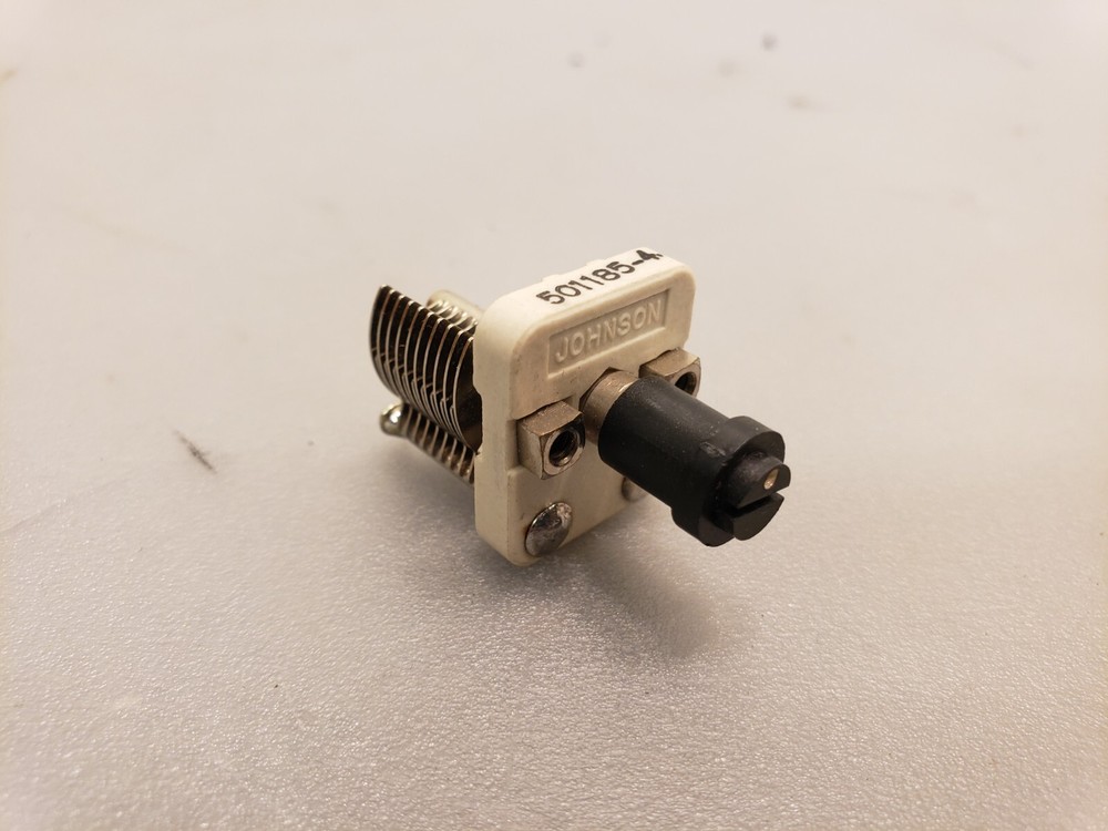 Johnson 501185-4 Adjustable Capacitor, Variable, Air Dielectric