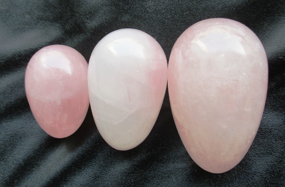 Rosequartz Yoni Egg for Kegel Exercise Decoration Easter Gift