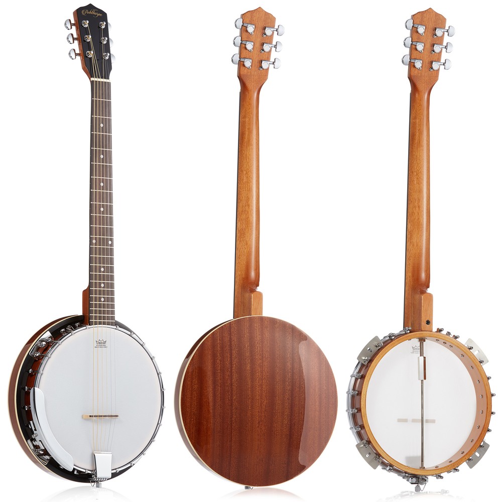 6-String Banjo - Full Size with Closed Back, Mahogany Resonator