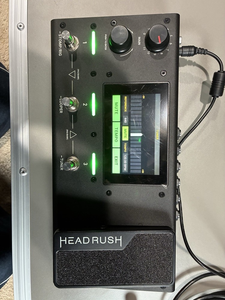 Headrush MX5 Guitar Multi-Effects Processor Touch Screen Display w/ Pwr Cord