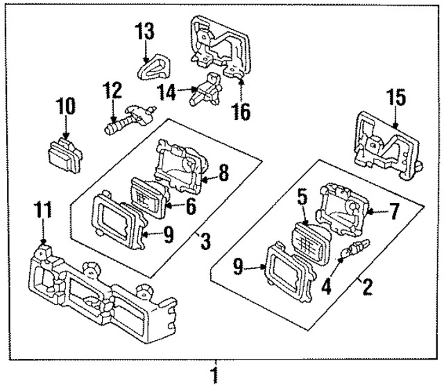 Genuine GM Mount Panel 16514362