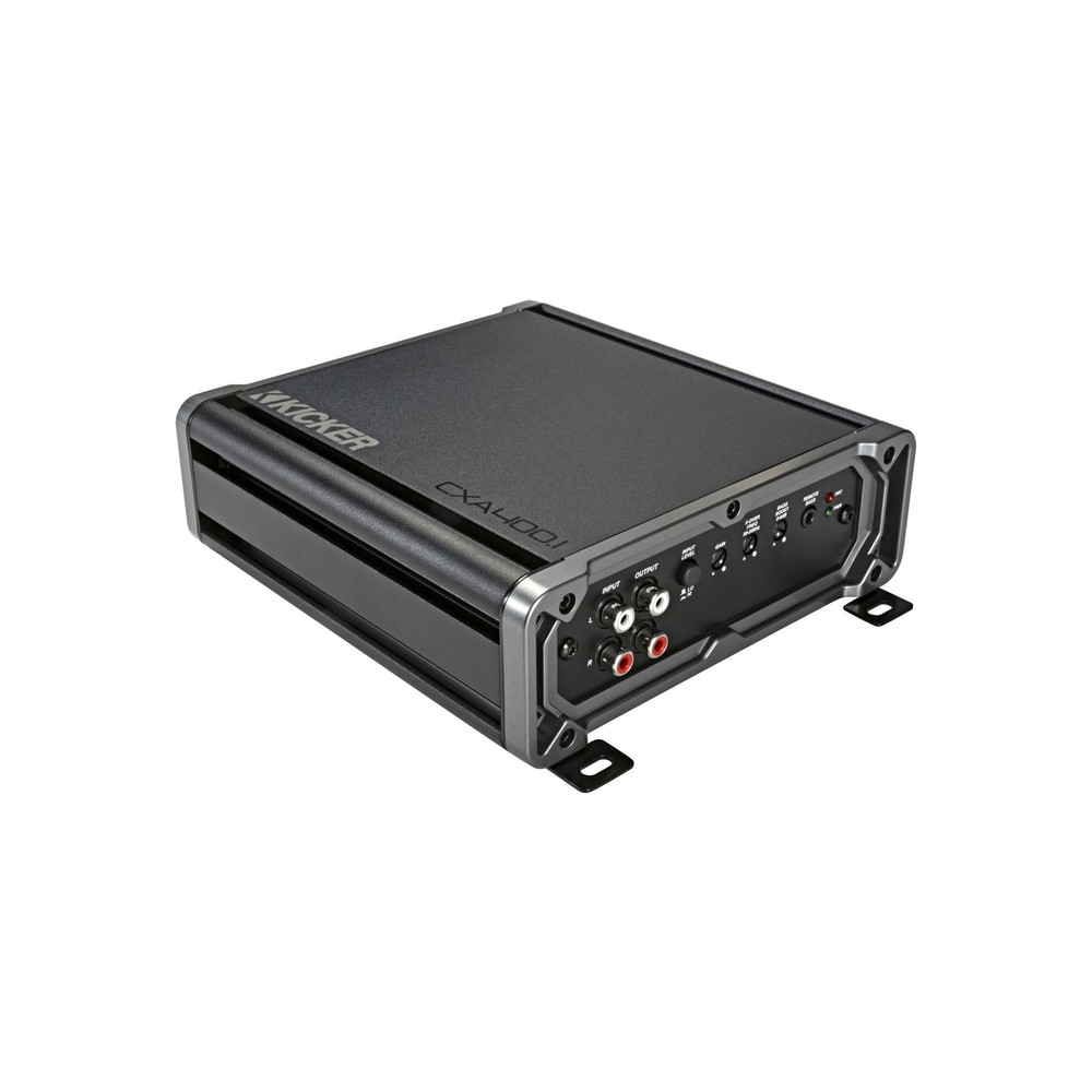Kicker Comp RT 10" Thin Down Firing Enclosure Package with Amplifier & wire kit