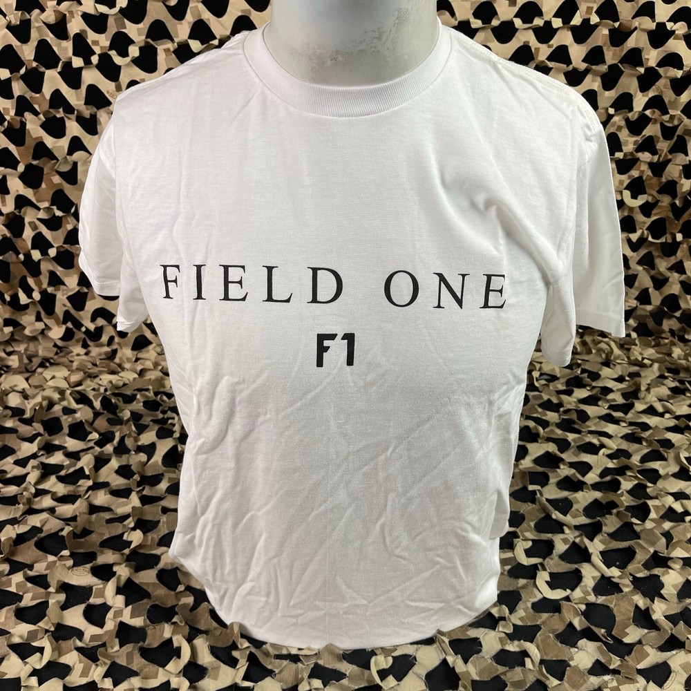 NEW Field One Basic T-Shirt - White - Small
