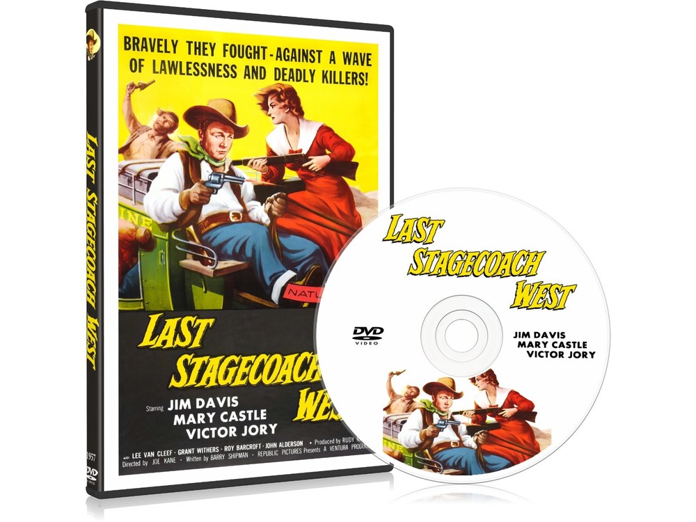 Last Stagecoach West (1957) Western DVD