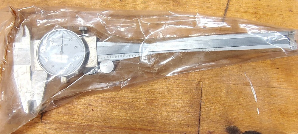 6" DIAL CALIPER SHOCK PROOF NEW STILL IN WRAPPED PLASTIC
