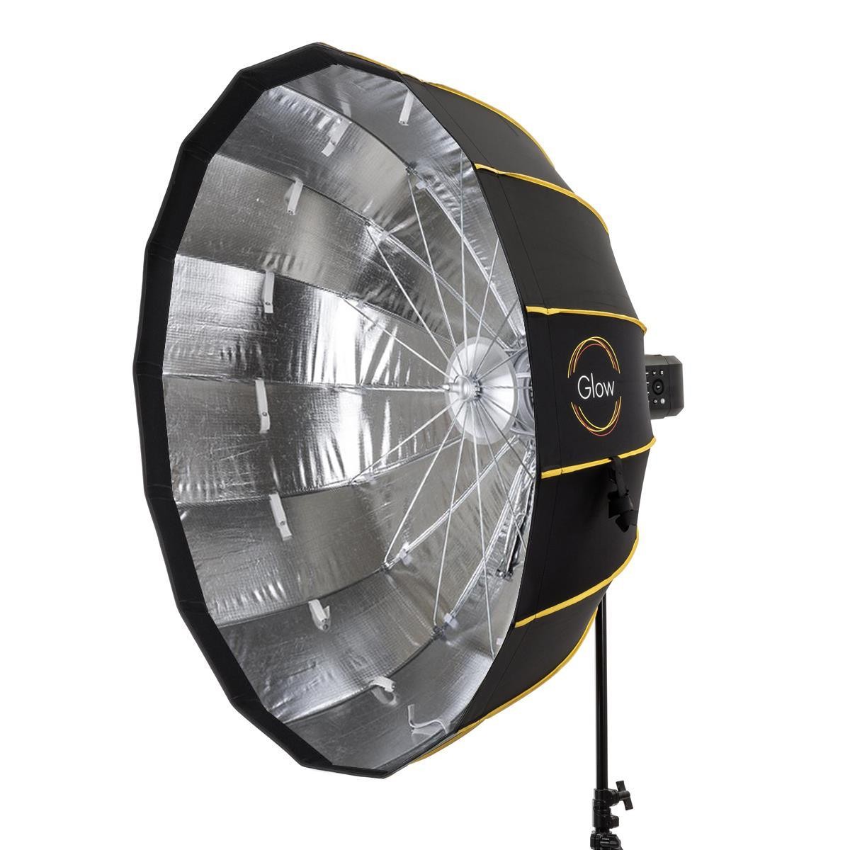 Glow Glow EZ Lock 42" Collapsible Silver Beauty Dish Softbox w/Bowens Mount Spee