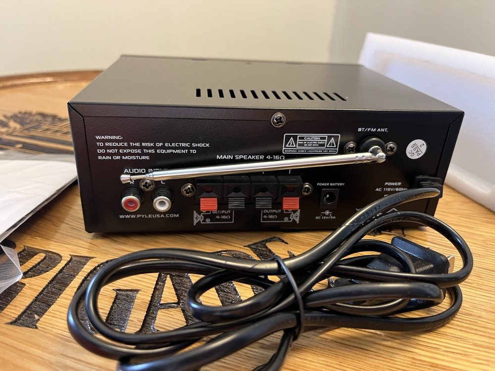 Pyle PDA29BU.5 Wireless Bluetooth Stereo Power Amplifier - Open Box