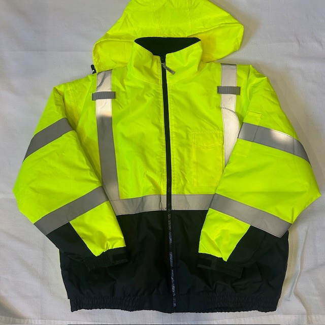 GloWear Ergodyne Hi-Visiblity Safety 8377 Type R Class 3 Jacket Neon 3X-Large