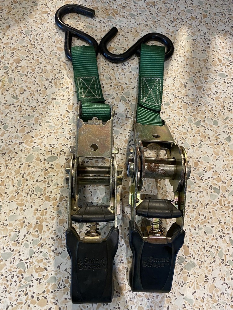 2 Smart Straps Ratchet Straps